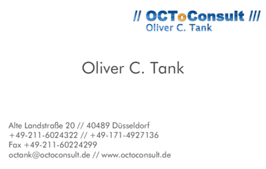 Visitenkarte Oliver C. Tank